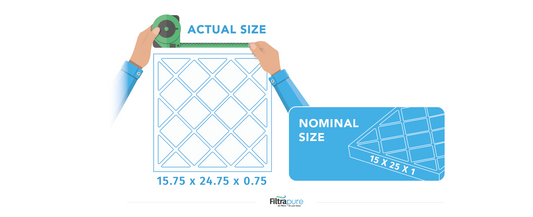 Nominal Size Filtrapure furnace filter